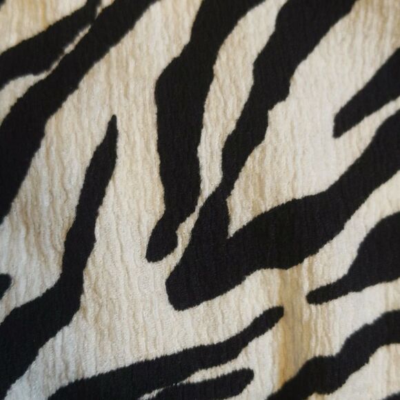 ZARA Girls zebra print crop top tank top halter top (13-14) - Picture 4 of 7